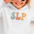 SLP Groovy Women Appreciation Day Hello Back To School Graphic Toddler Hoodie