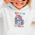 Student Unicorn Ready Back To School Crush 1st Grade Girls Graphic Toddler Hoodie Student Unicorn Ready Back To School Crush 1st Grade Girls Graphic Toddler Hoodie