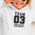 Team 3rd Grade All-Stars Back To School Sports Jersey Graphic Toddler Hoodie Team 3rd Grade All-Stars Back To School Sports Jersey Graphic Toddler Hoodie