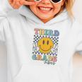 Third Grade Vibes Retro Smile Back To School 3rd Grade Team Graphic Toddler Hoodie Third Grade Vibes Retro Smile Back To School 3rd Grade Team Graphic Toddler Hoodie