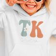 TK Crew Groovy Women Appreciation Day Hello Back To School Graphic Toddler Hoodie TK Crew Groovy Women Appreciation Day Hello Back To School Graphic Toddler Hoodie