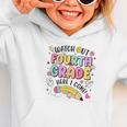 Watch Out Fourth Grade Here I Come Shirt Kids Back To School Graphic Toddler Hoodie