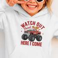 Watch Out Third Here I Came Dragon Back To School Summer Tee Graphic Toddler Hoodie