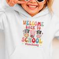 Welcome Back To School Cafeteria Worker Lunch Lady Graphic Toddler Hoodie Welcome Back To School Cafeteria Worker Lunch Lady Graphic Toddler Hoodie