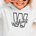 Wildcats School Sports Fan Team Spirit Mascot Back To School Graphic Toddler Hoodie Wildcats School Sports Fan Team Spirit Mascot Back To School Graphic Toddler Hoodie