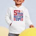 5th Grade Batter Up Back To School Fifth Grade Baseball Boys Graphic Toddler Hoodie 5th Grade Batter Up Back To School Fifth Grade Baseball Boys Graphic Toddler Hoodie