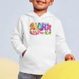 Aloha Pre-K Tropical Floral Beach Silly Goose Back To School Graphic Toddler Hoodie Aloha Pre-K Tropical Floral Beach Silly Goose Back To School Graphic Toddler Hoodie