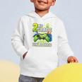 Back To School 2nd Second Grade Level Unlocked Gamer Kid Graphic Toddler Hoodie