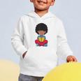 Back To School Afro African American Boy Student Graphic Toddler Hoodie