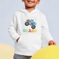 Back To School First Grade Here I Come For Boy Kids Truck Graphic Toddler Hoodie
