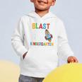 Blast Off Into Kindergarten Back To School Rocket Graphic Toddler Hoodie