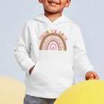 Bruh We Back To School Office Support Staff Leopard Rainbow Graphic Toddler Hoodie