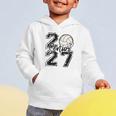 Class Of 2027 Volleyball Senior 2027 Back To School Graphic Toddler Hoodie