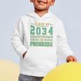 Class Of 2034 Countdown In Progress Fun Back To School Retro Graphic Toddler Hoodie Class Of 2034 Countdown In Progress Fun Back To School Retro Graphic Toddler Hoodie