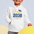 Class Of 2038 Grow With Me Kindergarten Back To School Graphic Toddler Hoodie