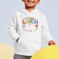 Colorful Lunch Lady Appreciation Retro Back To School Graphic Toddler Hoodie Colorful Lunch Lady Appreciation Retro Back To School Graphic Toddler Hoodie