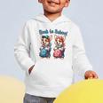 Corgi Dog Student To School Happy Back To School Graphic Toddler Hoodie