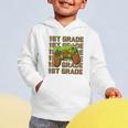 First Day Of 1st Grade Level Begins Back To School Girl Boy Graphic Toddler Hoodie First Day Of 1st Grade Level Begins Back To School Girl Boy Graphic Toddler Hoodie