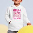 Hello Fifth Grade Coquette Bow Back To School 5th Grade Girl Graphic Toddler Hoodie