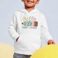 Hello First Grade Back To School Pencil Tie Dye 1st Grade Graphic Toddler Hoodie