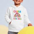 I'm Ready To Crush Third Grade Unicorn Back To School Girls Graphic Toddler Hoodie