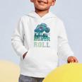 Kids I'M ON HONOR ROLL Monster Trucks Back To School Bruh Graphic Toddler Hoodie