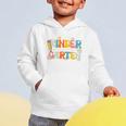 Kindergarten Dream Team Groovy Retro Children Back To School Graphic Toddler Hoodie
