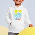 Kindergarten Vibes Only Glow Sunglasses Back To School Graphic Toddler Hoodie Kindergarten Vibes Only Glow Sunglasses Back To School Graphic Toddler Hoodie