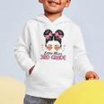 Little Miss 3rd Grade Messy Bun Back To School Graphic Toddler Hoodie Little Miss 3rd Grade Messy Bun Back To School Graphic Toddler Hoodie