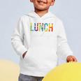 Lunch Lady For Work Tie Dye Back To School Appreciation Day Graphic Toddler Hoodie Lunch Lady For Work Tie Dye Back To School Appreciation Day Graphic Toddler Hoodie