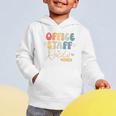 Office Staff Rocks Back To School Secretary Administrative Graphic Toddler Hoodie Office Staff Rocks Back To School Secretary Administrative Graphic Toddler Hoodie