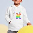 Popping Into Pre K Kid's Back To School Pop It Fidget Toy Graphic Toddler Hoodie