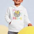 Pre-K Typography First Day Back To School Leopard Apple Graphic Toddler Hoodie Pre-K Typography First Day Back To School Leopard Apple Graphic Toddler Hoodie