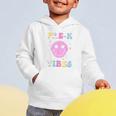 Pre-K Vibes Groovy Back To School PreK Preschool Girls Kids Graphic Toddler Hoodie