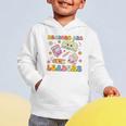 Readers Are Leaders Book Lover Back To School Groovy Girls Graphic Toddler Hoodie