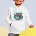 Ready To Attack Kindergarten Pirate Shark Back To School Graphic Toddler Hoodie Ready To Attack Kindergarten Pirate Shark Back To School Graphic Toddler Hoodie