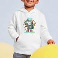 Ready To Crush Kindergarten Cute Robot Back To School Graphic Toddler Hoodie Ready To Crush Kindergarten Cute Robot Back To School Graphic Toddler Hoodie