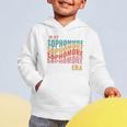 In My Sophomore Era High School 10th Grade Back To School Graphic Toddler Hoodie