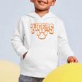 Tigers School Spirit Mascot Back To School Orange Graphic Toddler Hoodie
