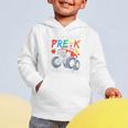 Watch Out Pre-K Here I Come Monster Truck Back To School Graphic Toddler Hoodie