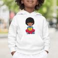 Back To School Afro African American Boy Student Graphic Toddler Hoodie