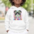 Back To School Bruh I'm In 2nd Grade Cute Girls Messy Bun Graphic Toddler Hoodie Back To School Bruh I'm In 2nd Grade Cute Girls Messy Bun Graphic Toddler Hoodie