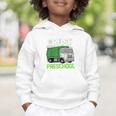 Back To School First Day Of Preschool Garbage Truck Boys Graphic Toddler Hoodie