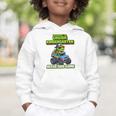 Back To School Kindergarten Retro Monster Truck Dinosaur Boy Graphic Toddler Hoodie