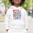 Baseball Fifth Grade Back To School 5th Grade Batter Up Graphic Toddler Hoodie Baseball Fifth Grade Back To School 5th Grade Batter Up Graphic Toddler Hoodie