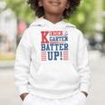 Baseball Kindergarten Back To School Kindergarten Batter Up Graphic Toddler Hoodie