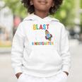 Blast Off Into Kindergarten Back To School Rocket Graphic Toddler Hoodie