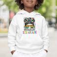 Bruh I'm In 5th Grade Back To School Messy Bun Tie Dye Headb Graphic Toddler Hoodie Bruh I'm In 5th Grade Back To School Messy Bun Tie Dye Headb Graphic Toddler Hoodie
