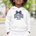 Bulldogs Mascot Team Spirit Sports Fan Back To School Graphic Toddler Hoodie Bulldogs Mascot Team Spirit Sports Fan Back To School Graphic Toddler Hoodie