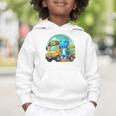 Dinosaur Kids Riding a Bus Back To School Ready To Crush Graphic Toddler Hoodie Dinosaur Kids Riding a Bus Back To School Ready To Crush Graphic Toddler Hoodie
